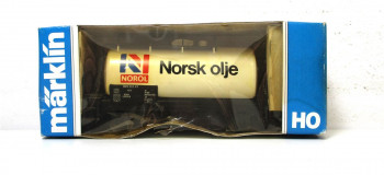 Märklin H0 4560 Kesselwagen Norsk olje NSB OVP (4242H)