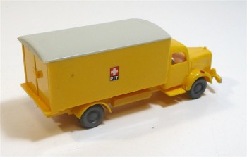 IMU Replica H0 1/87 MB L5000 Koffer-LKW PTT Post o. OVP 