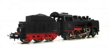 Märklin H0 3003 Dampflokomotive BR 24 058 DB Analog OVP Raute rot (358h)