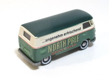 Brekina H0 1/87 VW T1 Kasten North Pole - grün