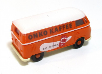 Brekina H0 1/87 VW T1 Kasten ONKO Kaffee - orange