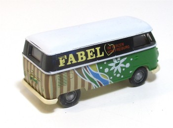 Brekina H0 1/87 VW T1 Kasten FABEL grün/weiß