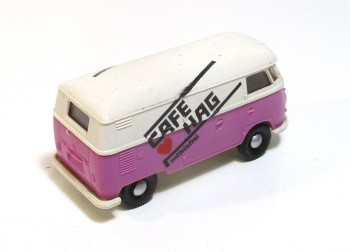 Brekina H0 1/87 VW T1 Kasten CAFE HAG - violett/creme