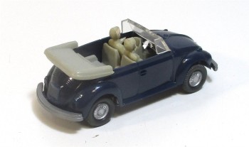 Wiking H0 1/87 VW Käfer 1303 Cabriolet blau PKW-Modell o. OVP 