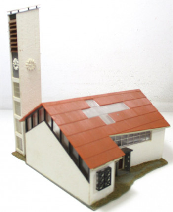 Fertigmodell H0 Faller moderne Kirche (H0-0234h)