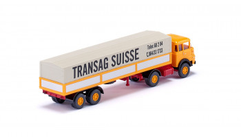 Wiking H0 1/87 051503 Krupp 806 Pritschensattelzug Transag Suisse - NEU