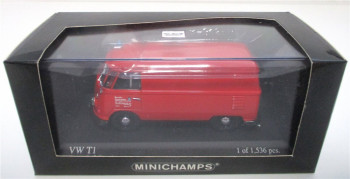 Modellauto 1:43 Minichamps 052270 VW T1 Kasten FW Solingen OVP (5366h)