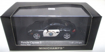 Modellauto 1:43 Minichamps 065691 Porsche Cayman 2007 CHiPs OVP (5371h)