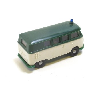 Brekina H0 1/87 VW T1 Bus Polizei weiß grün o.OVP