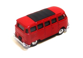Schuco H0 1/87 VW T1 Samba Bus rot o. OVP (117/15)