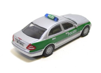 Schuco H0 1/87 Mercedes Benz W204 Polizei grün/silbern o. OVP (119/6)