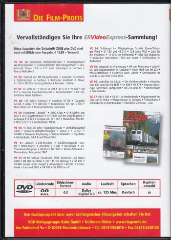 Eisenbahn Romantik Video Express 98  (Z778) 