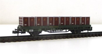 Hobbytrain 10115 Behältertragwagen Post 2-t/13 DBP - OVP (6491H)