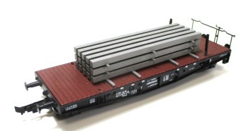 Roco H0 46384 Schwerlastwagen Slmmp Stahlladung NS KKK ohne OVP (3358h)