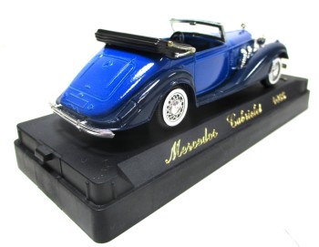 Modellauto 1:43 Solido 4086 Mercedes 540K Cabriolet blau OVP (5112h)