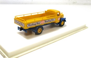 Brekina 1/87 H0 LKW MB Getränke-Pritsche Binding-Bier OVP