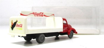 I.M.U. 1/87 H0 Modellauto LKW Magirus Getränkelaster Coca-Cola ohne OVP (112-13)