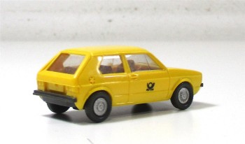 Wiking H0 1/87 Modellauto VW Golf Deutsche Post ohne OVP (114-33)