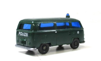 Wiking H0 1/87 Modellauto VW T2 Bus Polizei ohne OVP (114-35)