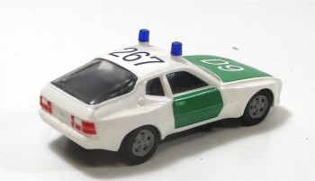 Herpa Automodell H0 1/87 PKW Porsche 944 Polizei ohne OVP (117-25)