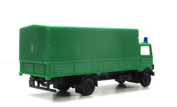 Herpa H0 1/87 Modellauto LKW MB 814 Pritsche Polizei ohne OVP (118-18)