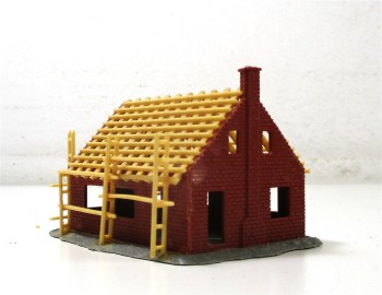 Fertigmodell N Faller Haus im Bau (HN-0356h)
