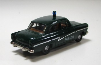 Modellauto H0 1/87 Brekina PKW Ford Taunus Polizei (023-51)