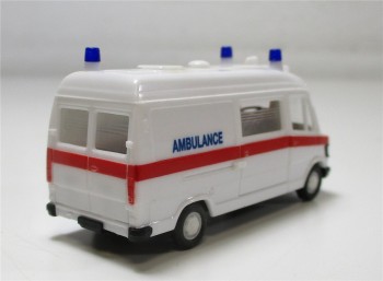 Automodell H0 1/87 Herpa LKW Mercedes-Benz 207D Ambulance (22/86)
