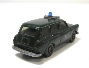 Automodell H0 1/87 Wiking PKW VW 1600 Variant Polizei (32-50)