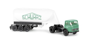 Set Wiking-Verkehrs-Modelle 97 Hanomag HD5N Pritschenlastzug, Opel Blitz - Fernmeldedienst und Porsche 356 