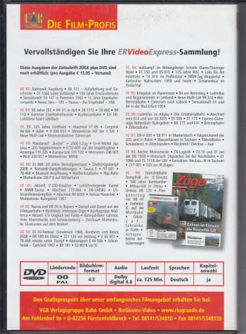 Eisenbahn Romantik Video Express 100