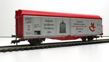 Spur H0 Fleischmann 99 5371K Schiebewandwagen Spielwarenmesse 1999 DB KKK OVP (719h)
