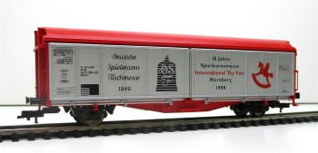 Spur H0 Fleischmann 99 5371K Schiebewandwagen Spielwarenmesse 1999 DB KKK OVP (719h)