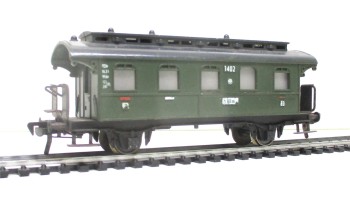 Spur H0 Fleischmann 1402 Personenwagen 3.KL ULM (608K)