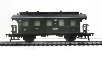 Spur H0 Fleischmann 1402 Personenwagen 3.KL ULM (608K)