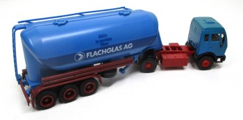 Herpa 1/87 MB Sattelzug Flachglas AG o.OVP (A98-05)