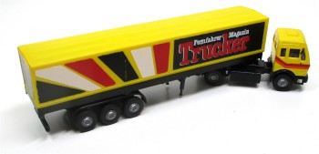 Roskopf 1/87 MB Koffersattelzug TRUCKER Magazin OVP (Spur H0)(A98-10)