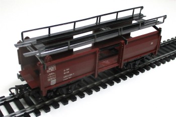 Spur H0 Märklin 4613 Autotransportwagen unbeladen DB o.OVP (2327K)