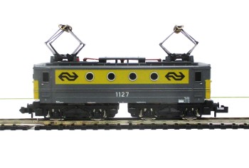 Spur N Minitrix 12069 Elektrolok BoBo 1100 NS grau-gelb Ep.IV (5476K)