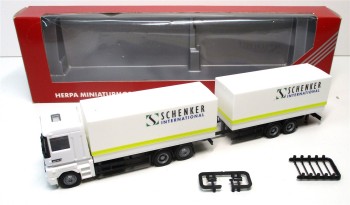 Herpa 1/87 144919 Renault Tandem Hängerzug Schenker (Spur H0)(2248K)