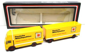 Herpa 1/87 906324 MB Ackermann Hängerzug Deutsche Möbelspedition OVP (Spur H0)(2251K)