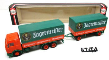 Herpa 1/87 811327 MB 2235 Pritsche Plane Jägermeister OVP (Spur H0)(2257KK)