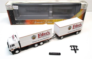 Herpa 1/87 MB Kofferhängerzug EDER'S OVP (Spur H0)(2420K)