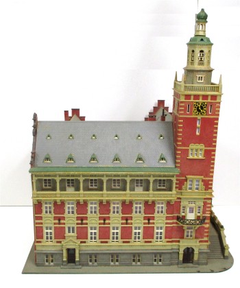 Spur H0 Fertigmodell Kibri 38381 Rathaus Leer Figuren