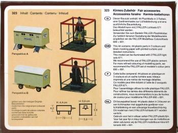Faller H0 B-323 Bausatz Kirmeszubehör - OVP (2510K)