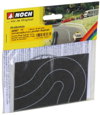 NOCH TT 48587 Universalkurve Landstraße Asphalt
