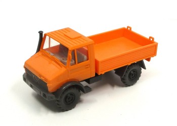 Wiking H0 1/87 MB Unimog U1700 Pritsche orange o. OVP (99-6)