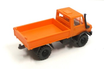 Wiking H0 1/87 MB Unimog U1700 Pritsche orange o. OVP (99-6)