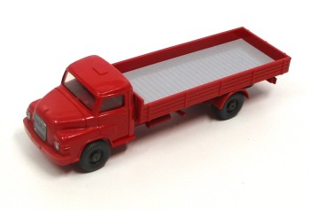 Wiking 1/87 MAN Langpritschen-LKW rot o. OVP (Spur H0)()