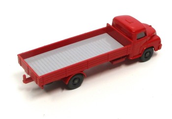 Wiking 1/87 MAN Langpritschen-LKW rot o. OVP (Spur H0)()